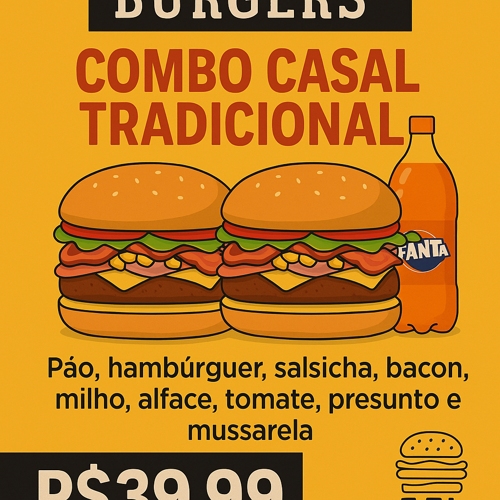 Combo Casal Tradicional